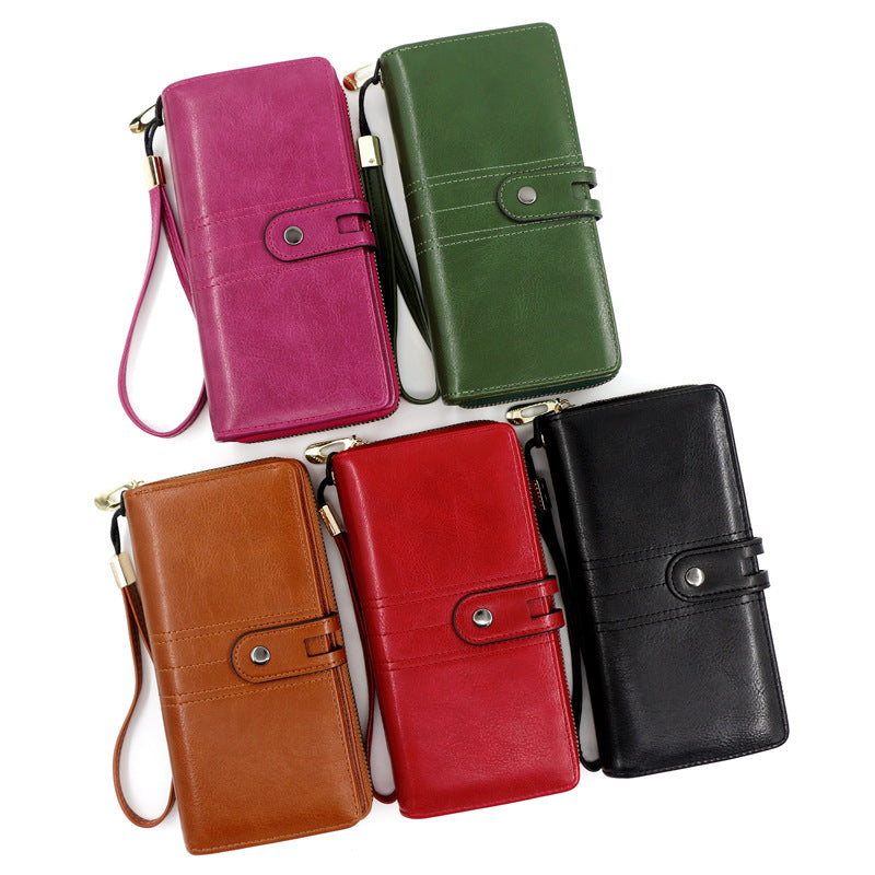 Women's Long Business Fashion Clutch Large Capacity Ladies Wallet