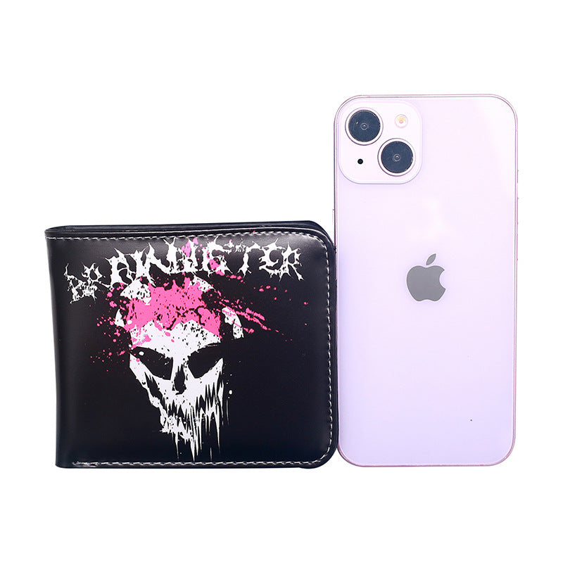 Skull Short Zipper Cartoon Anime To Coin Purses