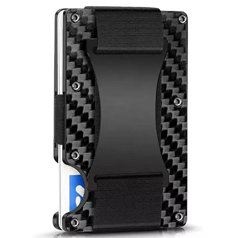 Metal Carbon Fiber Swiping Blocking Technology Card Holder