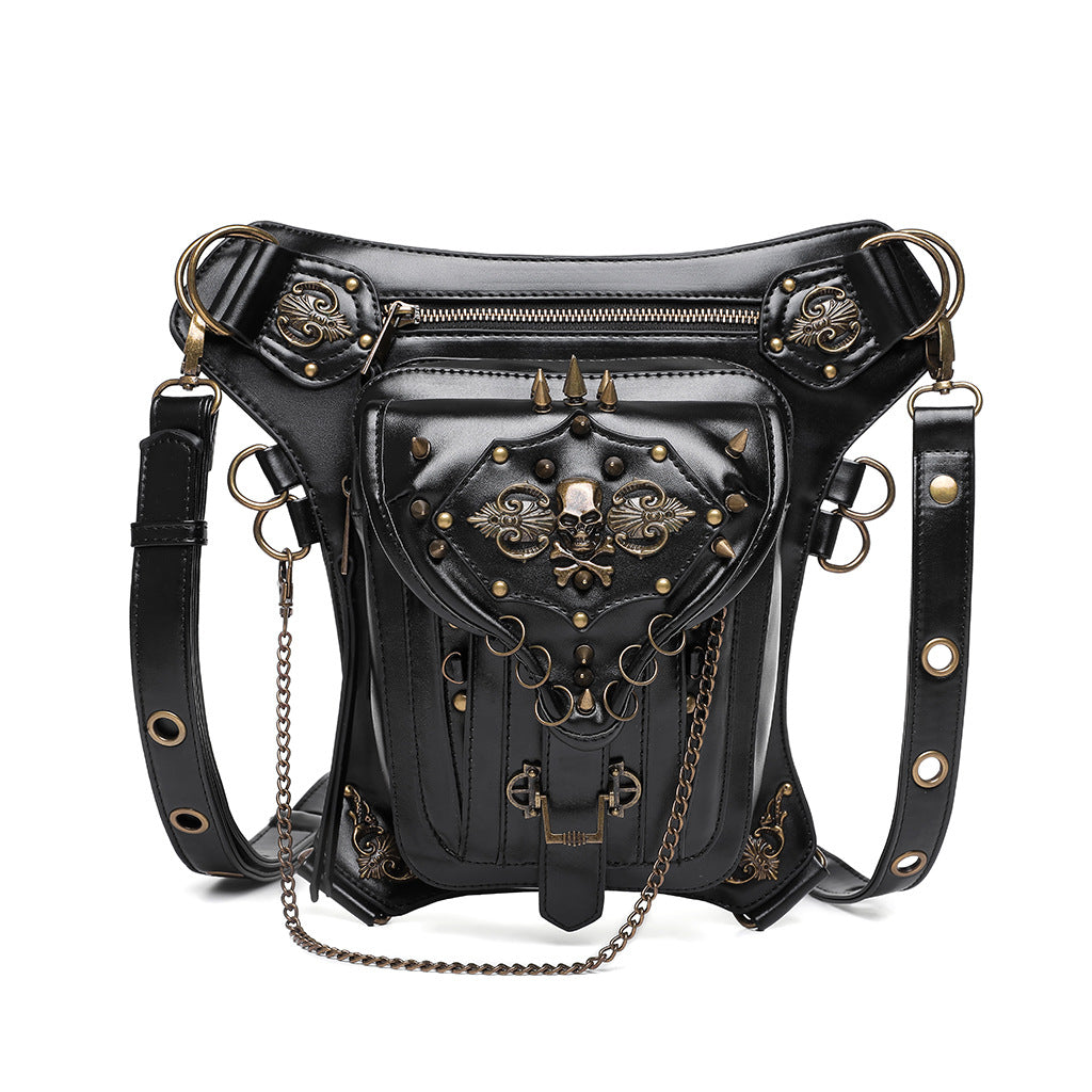 Graceful Durable Motorcycle Skull Vintage Mobile Women's Messenger Bag
