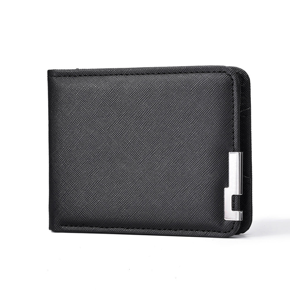 Men's High-grade Short College Thin Green Multi Men's Wallet