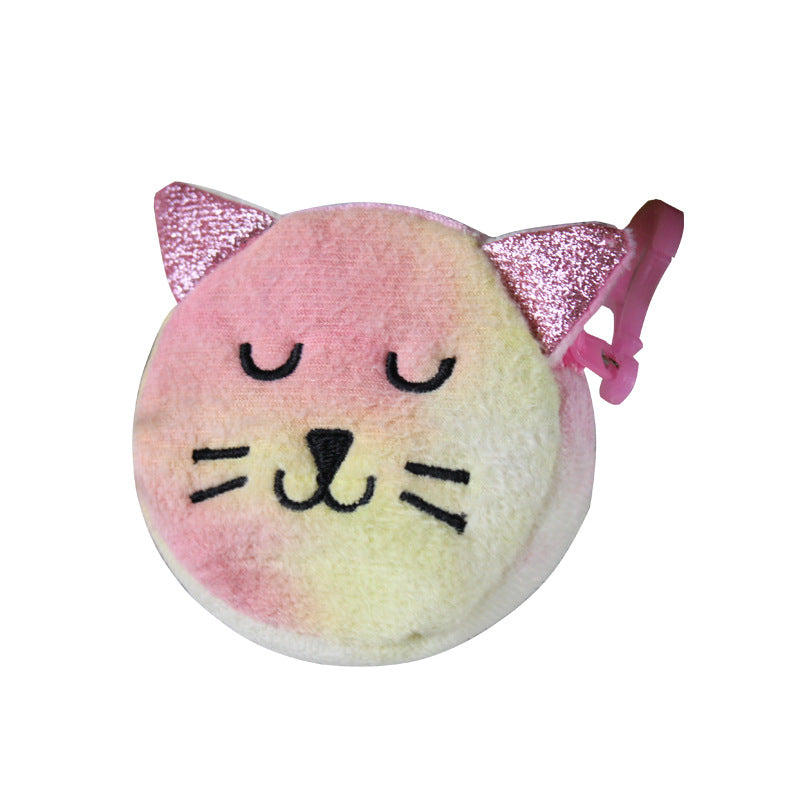 Unicorn Plush Cute Cartoon Ice Cream Color Coin Purses