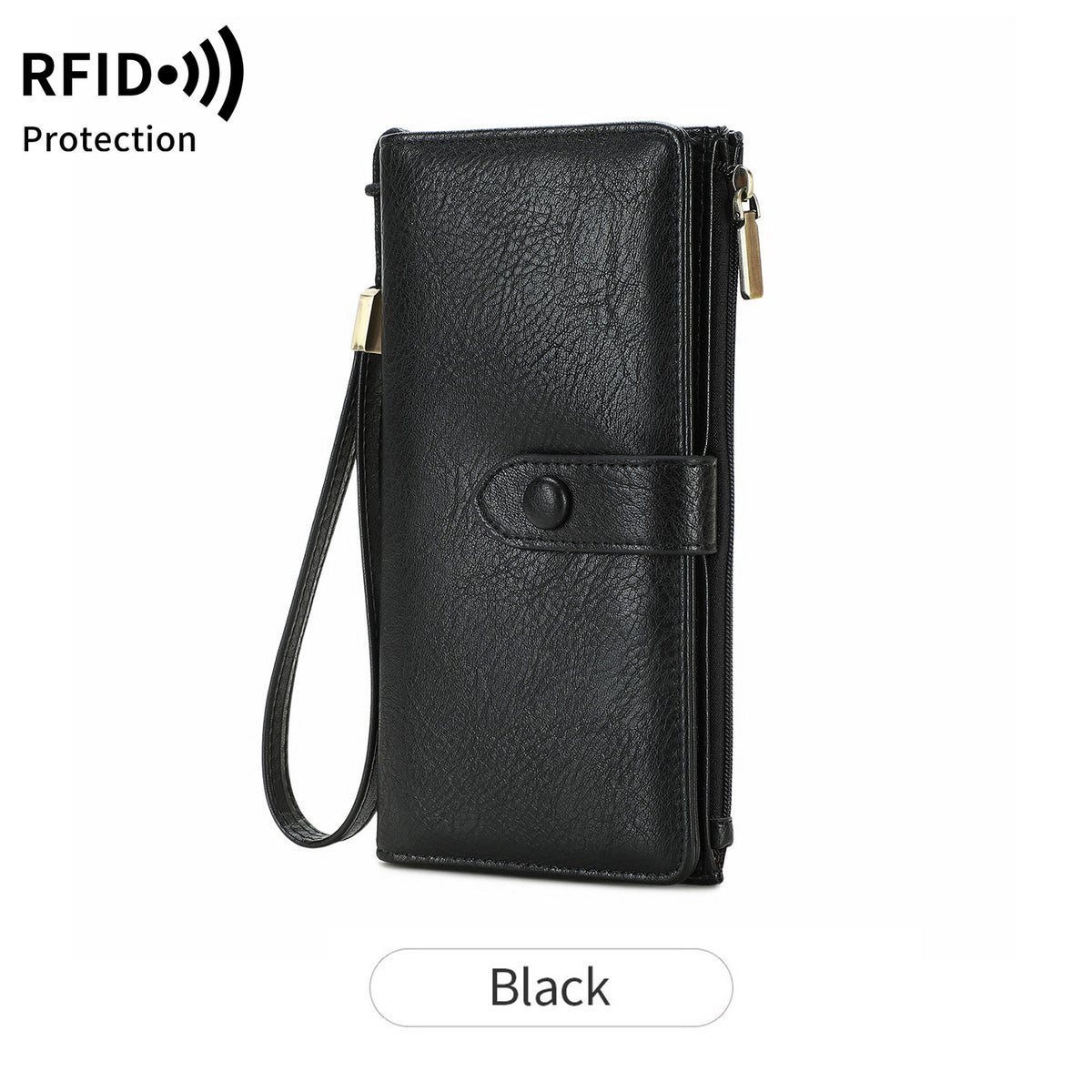 Women's Retro Large Capacity Bifold Long Fashion Leopard Print Ladies Wallet