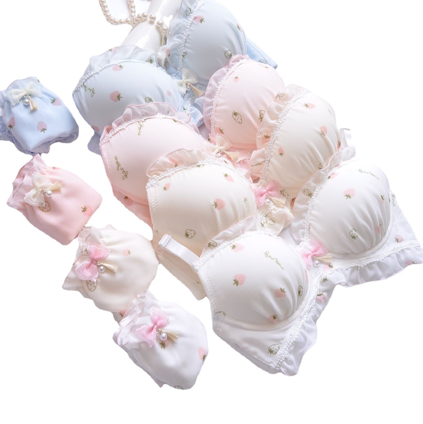 Long-term Two-color Water-soluble Embroidery Film Cup Without Lingerie Sets