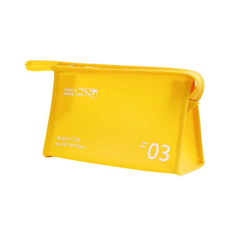 Waterproof Wash Solid Color Storage Large Capacity Cosmetic Bags