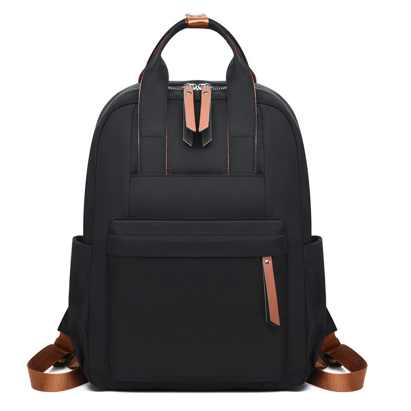 Women's Nylon Fashion Simple Notebook Computer Portable Backpacks