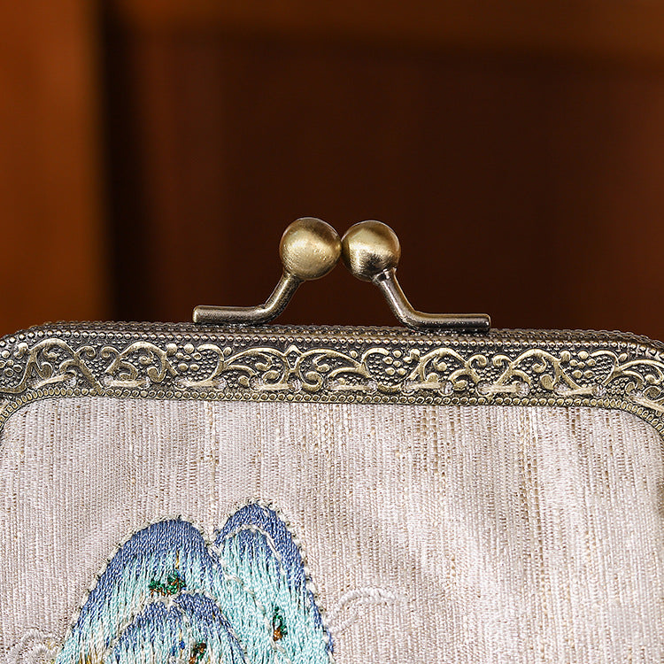 Maple Leaf Ancient Style Cheongsam Banquet Mother's Day Handbags