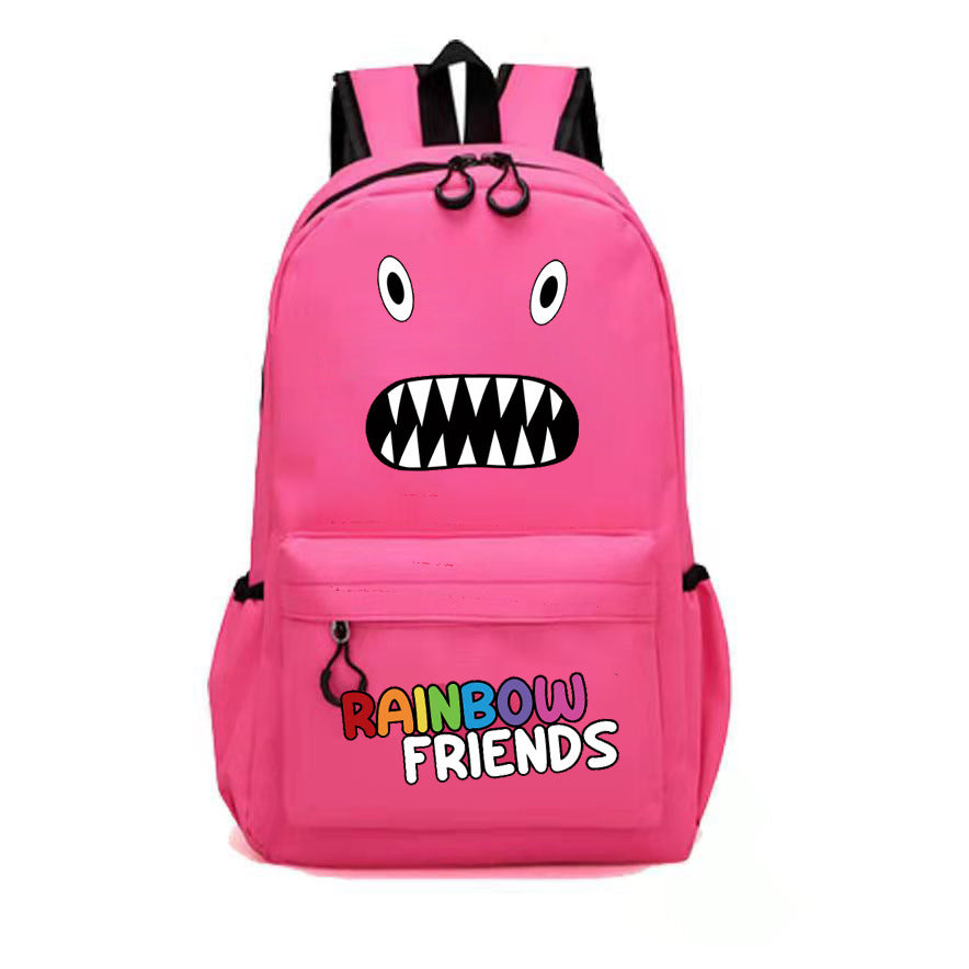 Trendy Rainbow Friends Game Modeling Cartoon Backpacks