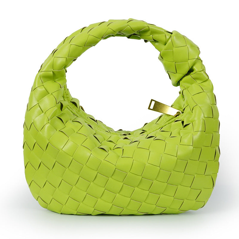 Women's High Quality Handmade Woven Gold Hardware Handbags