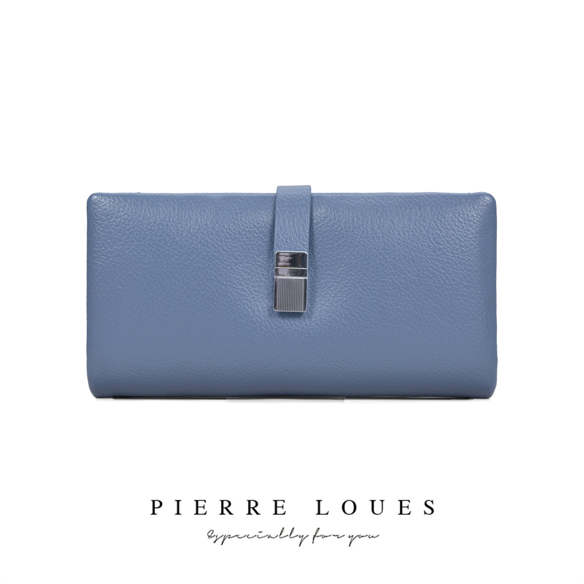 Women's Simple Metal Fashion Three-fold Long Ladies Wallet