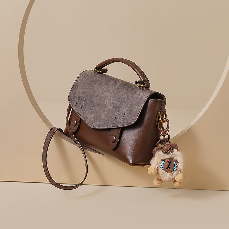 Women's Good-looking Retro Portable Leather Cambridge Women's Messenger Bag