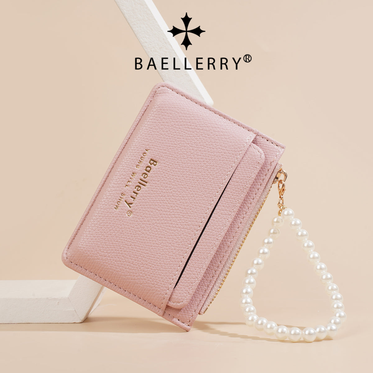 Multiple Slots High Sense Female Fashion Pearl Ladies Wallet