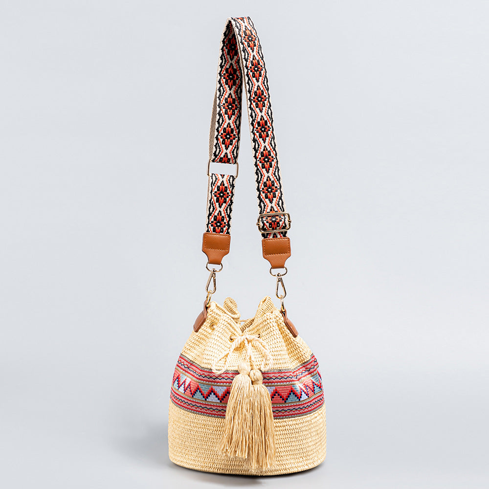 Women's Holiday Straw Beach High-grade Exquisite Seaside Shoulder Bags