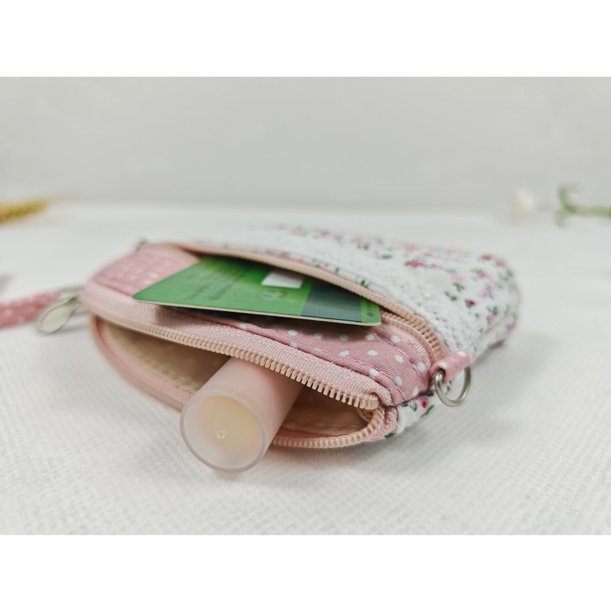 Women's Sweet Floral Cotton Storage Daily Matching Ladies Wallet