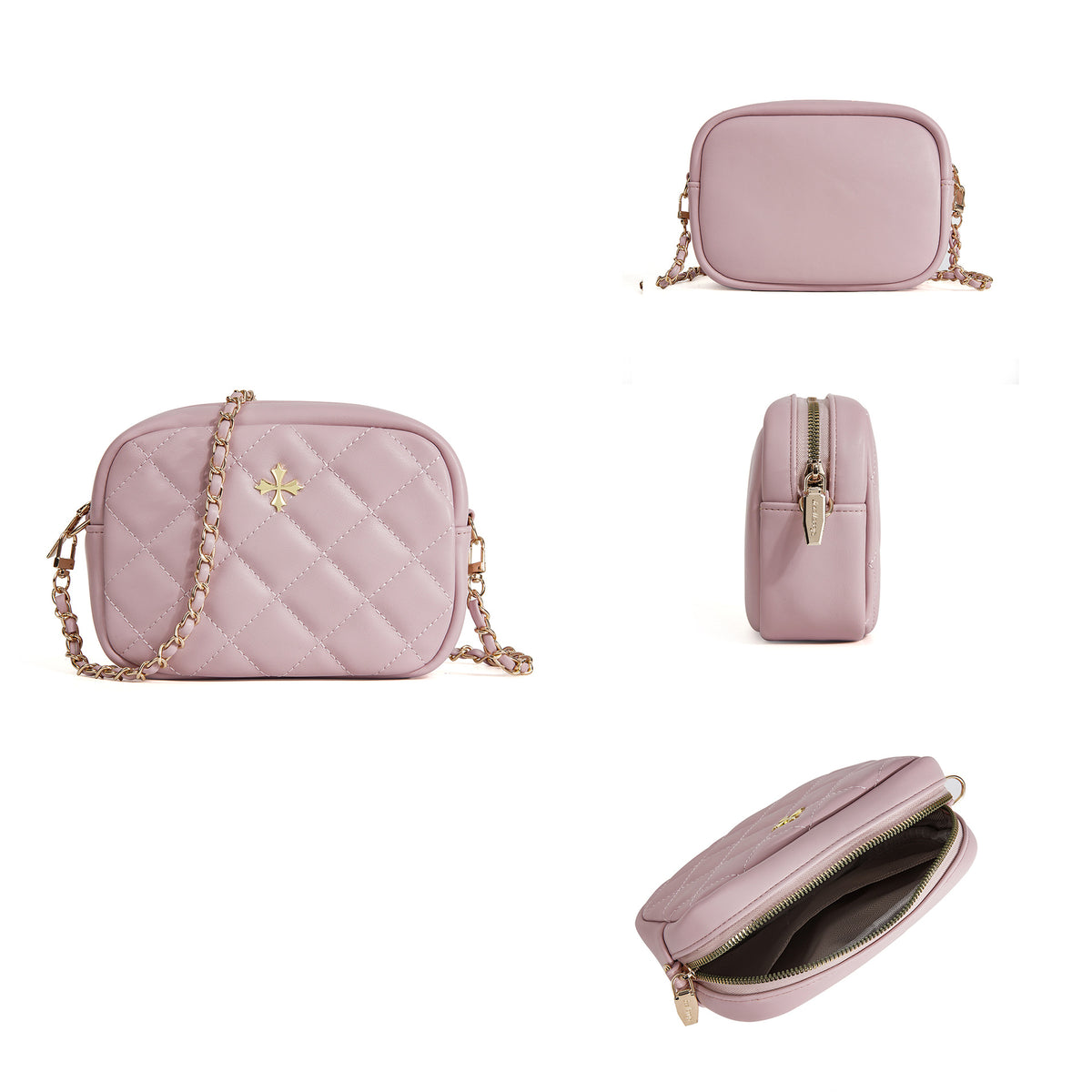 Women's Lady's Fashion Large Capacity High-grade Zipper Women's Messenger Bag