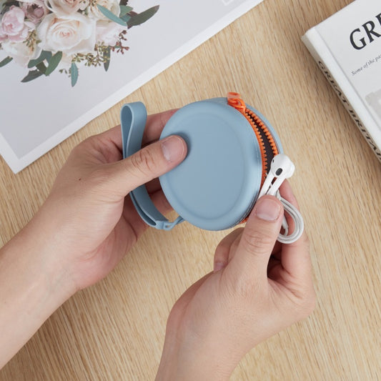 Innovative Adult Earphones Jewelry Simple Round Bags