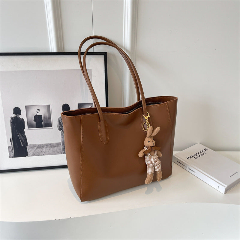 Women's Large Capacity Summer Fashion Retro Textured Women's Shoulder Bag