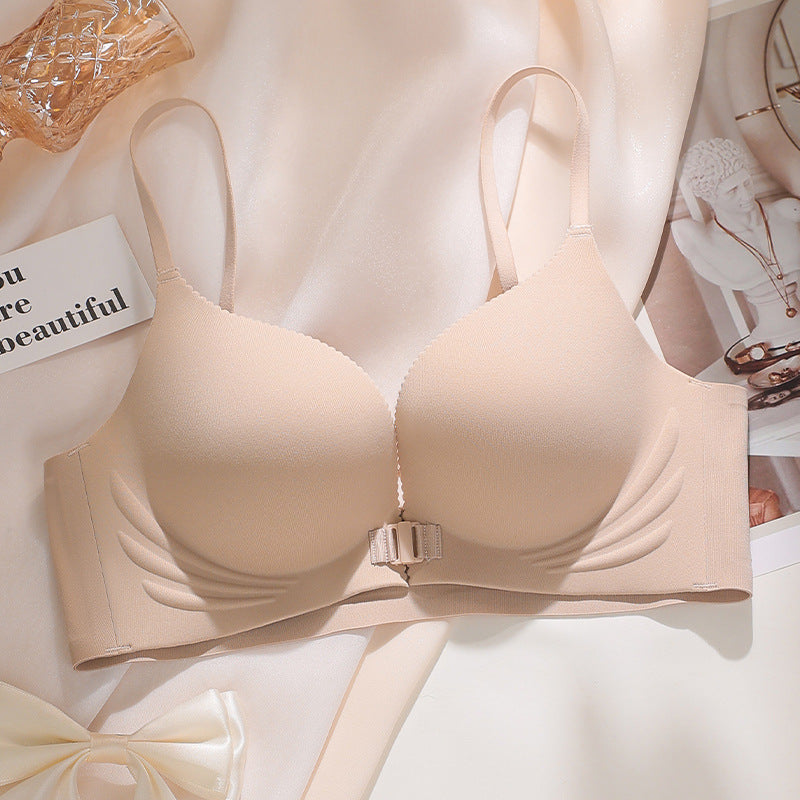 Women's Breasts Push Up Buckled Front Shaped Back Bras