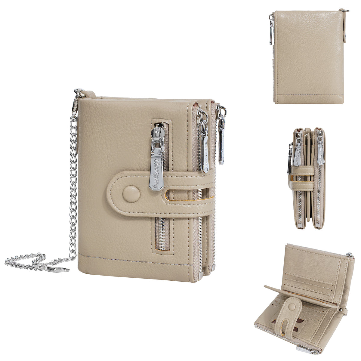 Women's Multiple Slots High-grade Multifunctional Zipper For Ladies Wallet