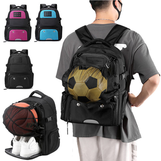 Women's & Men's & Basketball Waterproof Football Large Capacity Independent Backpacks