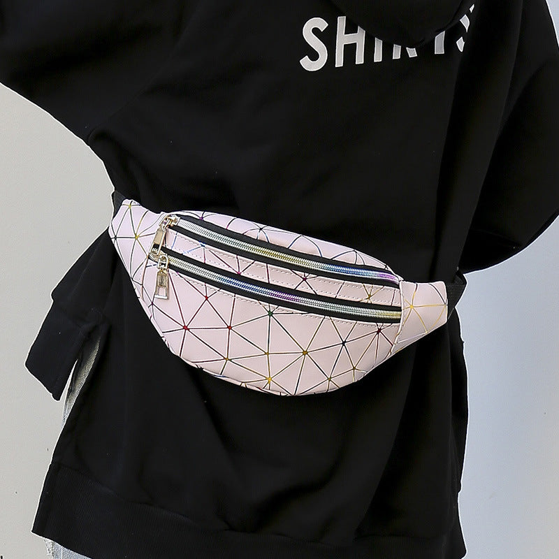 Women's Fashion Laser Exercise Running Waterproof Men's Waist Packs