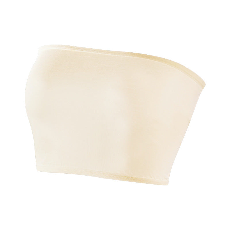 Simple Chest Circumference Cotton Wrap No Pad Tanks Camis