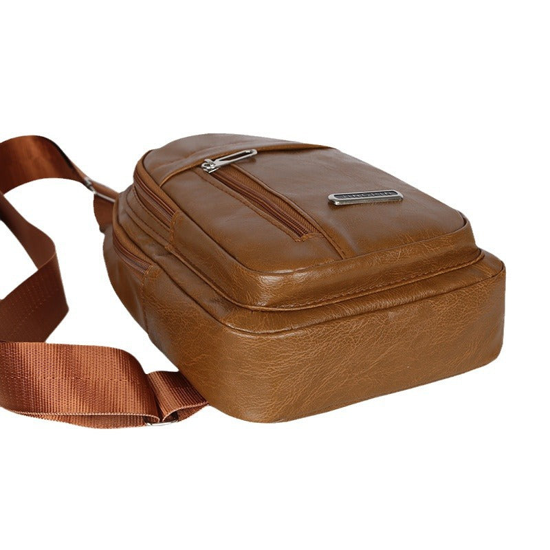Men's Stylish Elegant Trendy Solid Color Men's Chest Bags