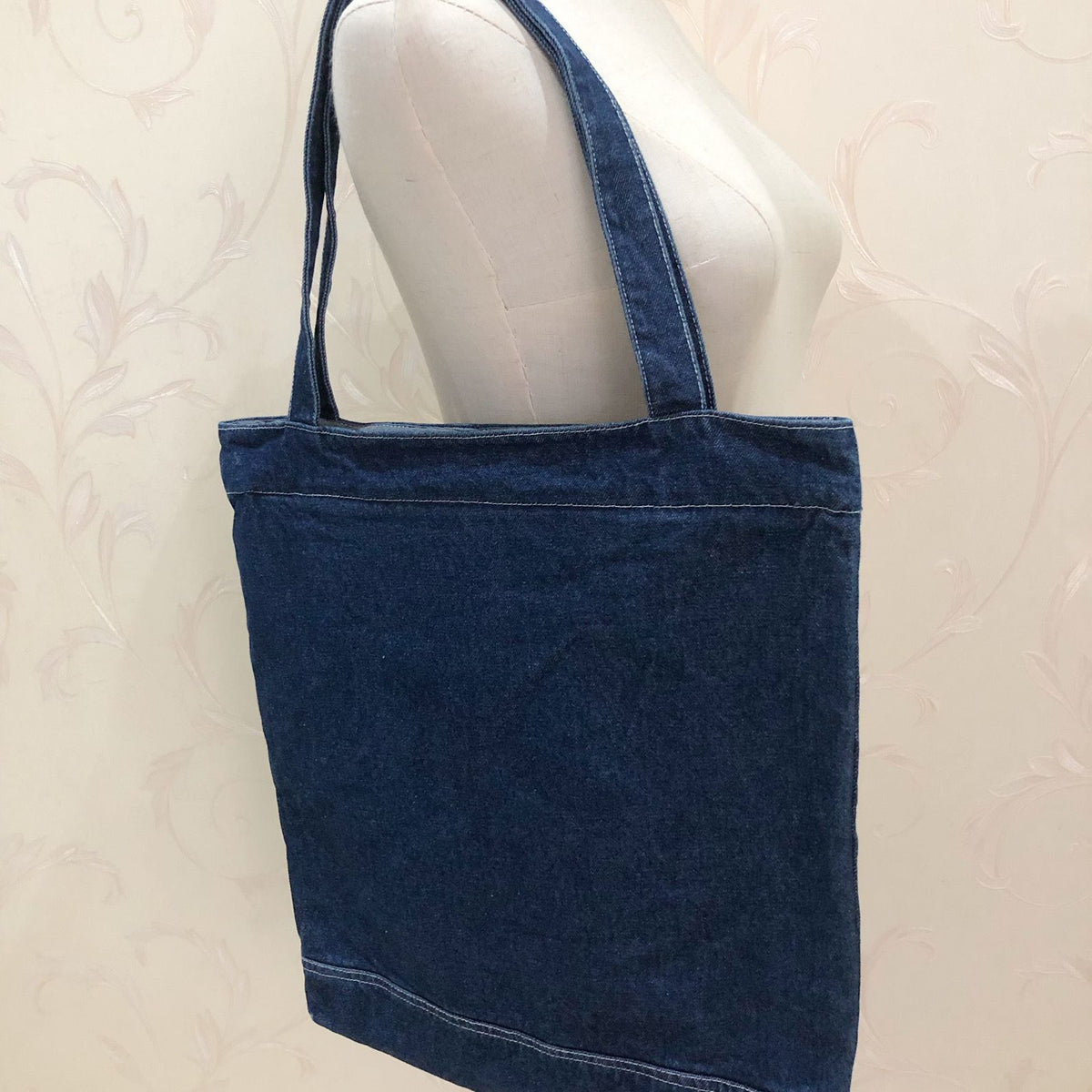 Style Jean Large Capacity Shopping Mother Portable Women's Shoulder Bag