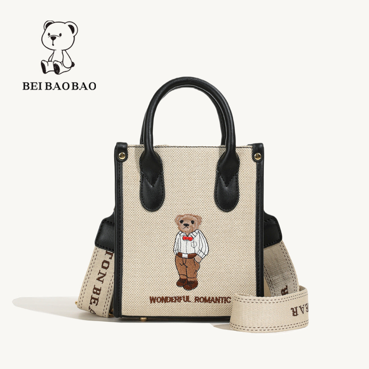 Women's Source Summer Versatile Embroidered Bear Bags