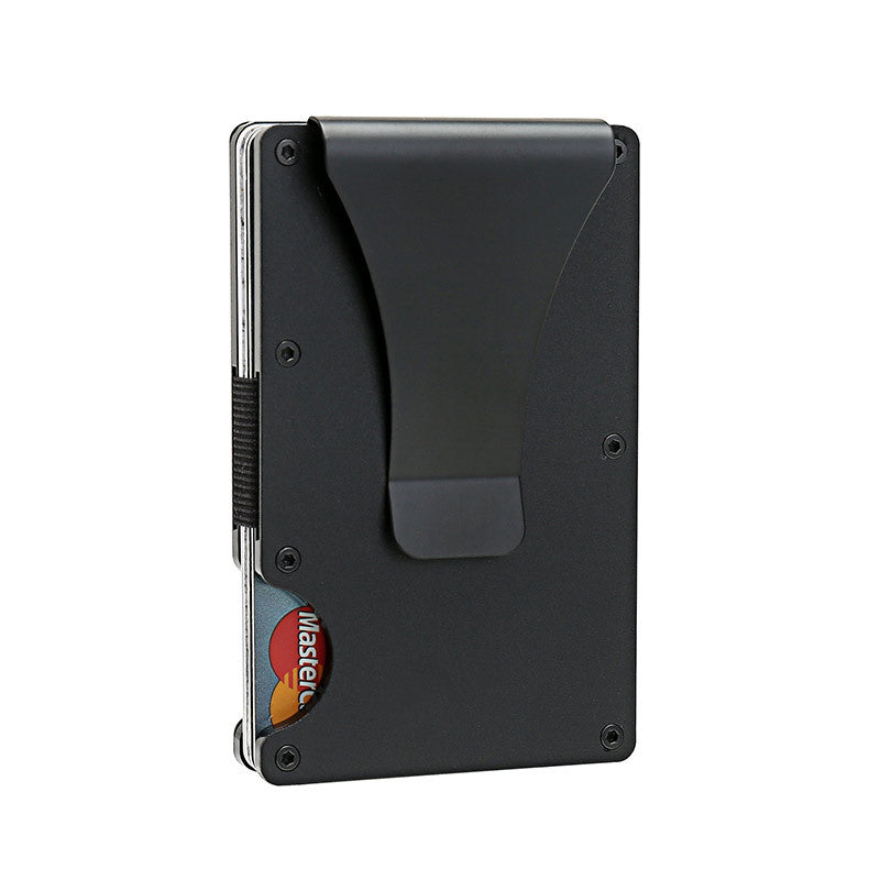 Durable Men's Clamp Metal Aluminum Credit Card Holder