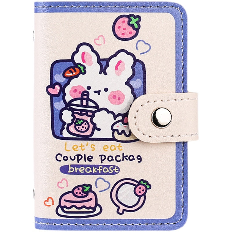 Cartoon Multiple Slots Large Capacity Creative Card Holder