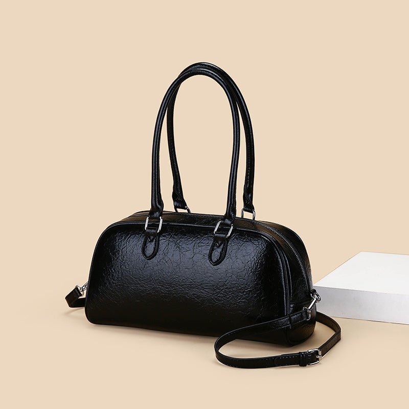 Women's Soft Leather Pillow Versatile Fashion Underarm Shoulder Bags
