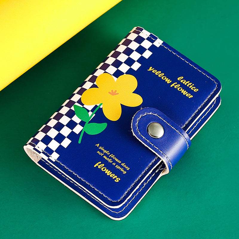 Women's & Men's & Cartoon Cute Personality Large Capacity Card Holder