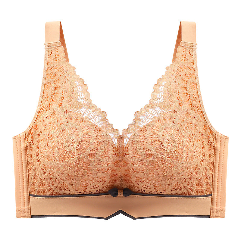 Women's Lace Underwear Small Chest Push Up Breathable Breast Bras