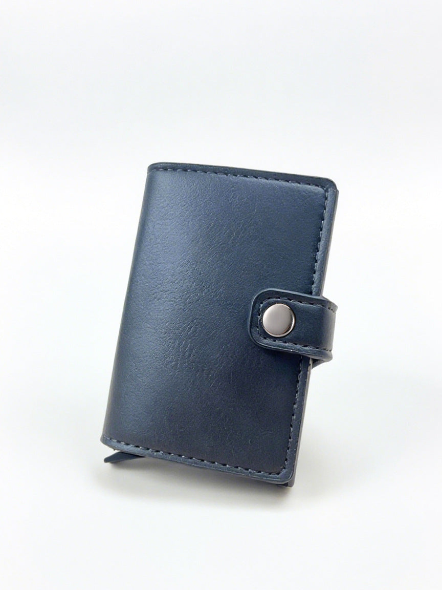 Men's Carbon Fiber Aluminum Alloy Automatic Pinball Men's Wallet