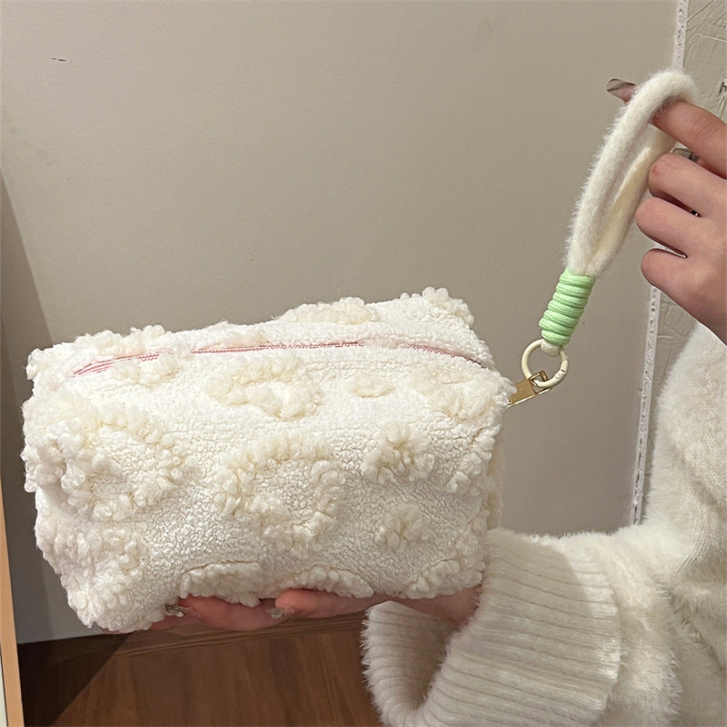 Plush Large Capacity Cute Cosmetics Storage Makeup Bag