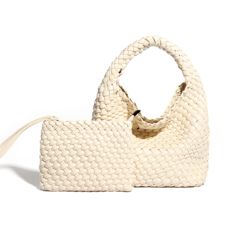Women's Hand-woven Underarm Portable Fashion Son Mother Bags
