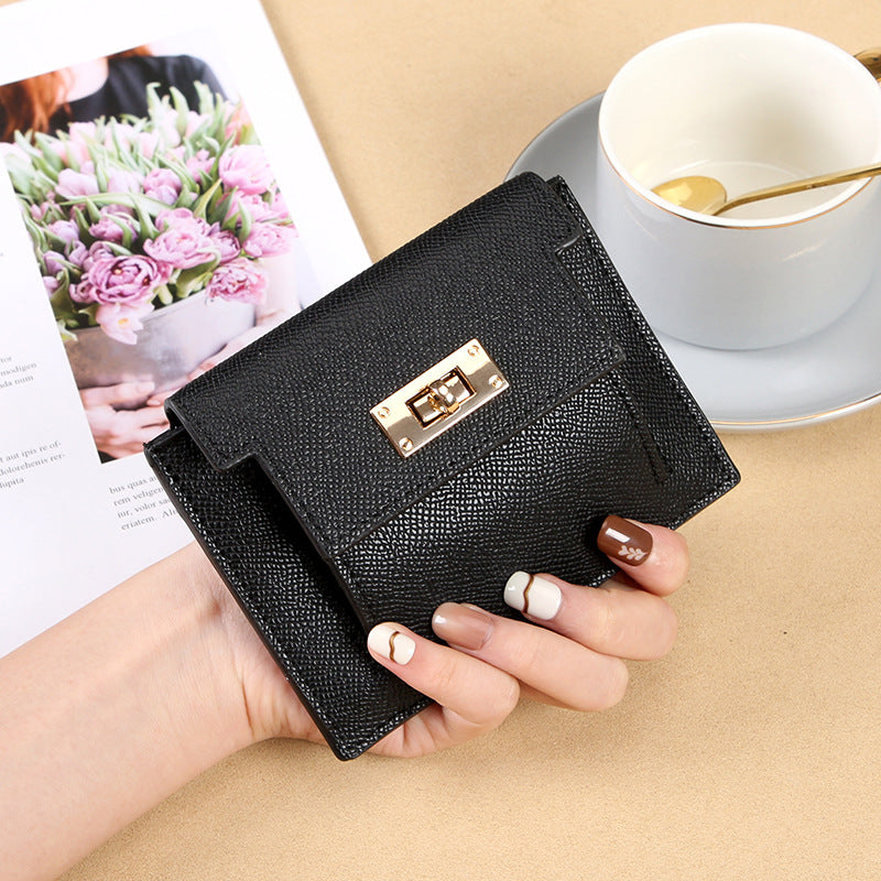 Palm Print Female Cute Large Capacity Card Holder