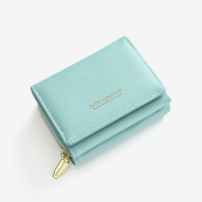 Women's Korean Hasp Zipper Cartoon Change Ladies Wallets