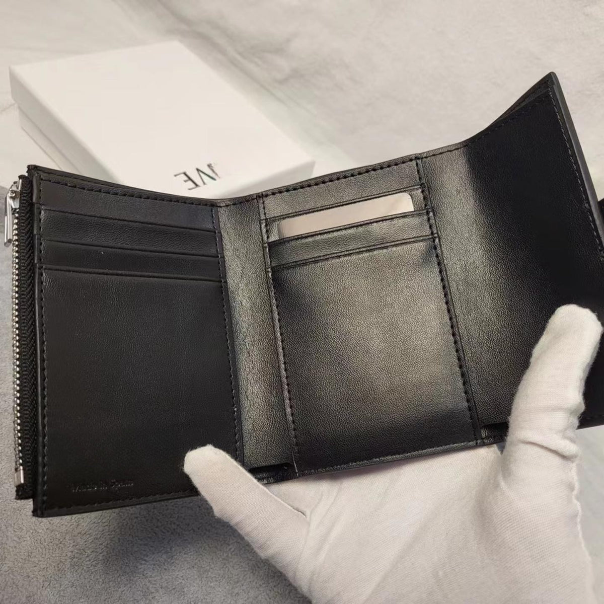 Women's & Men's Leather Short Color Stitching Multiple Slots Large Capacity Contrast Ladies Wallet