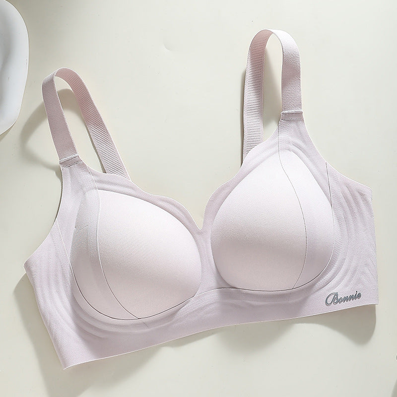 Women's Soft Support Seamless Breast Holding Underwear Big Chest Bras