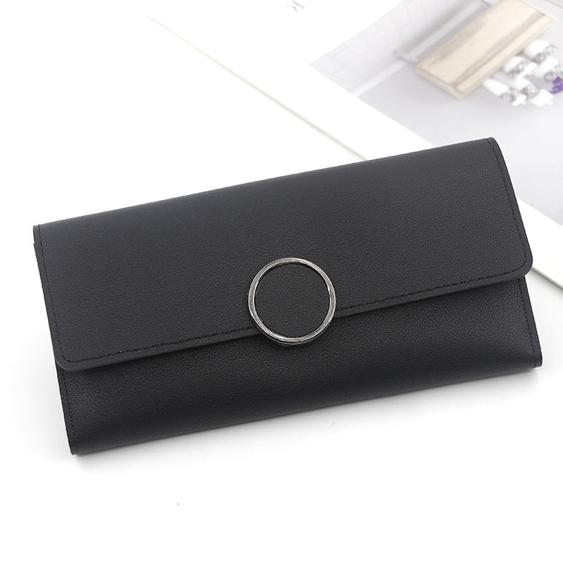 Women's Long Korean Style Simple Clutch Ladies Wallet
