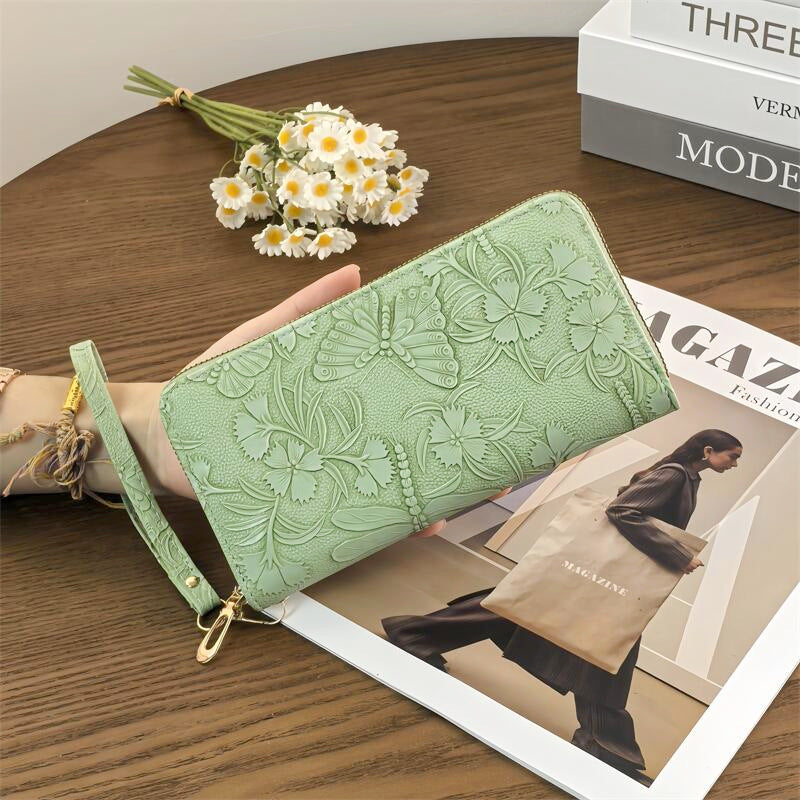 Women's Design Long Business Retro Simple Clutch Coin Purses
