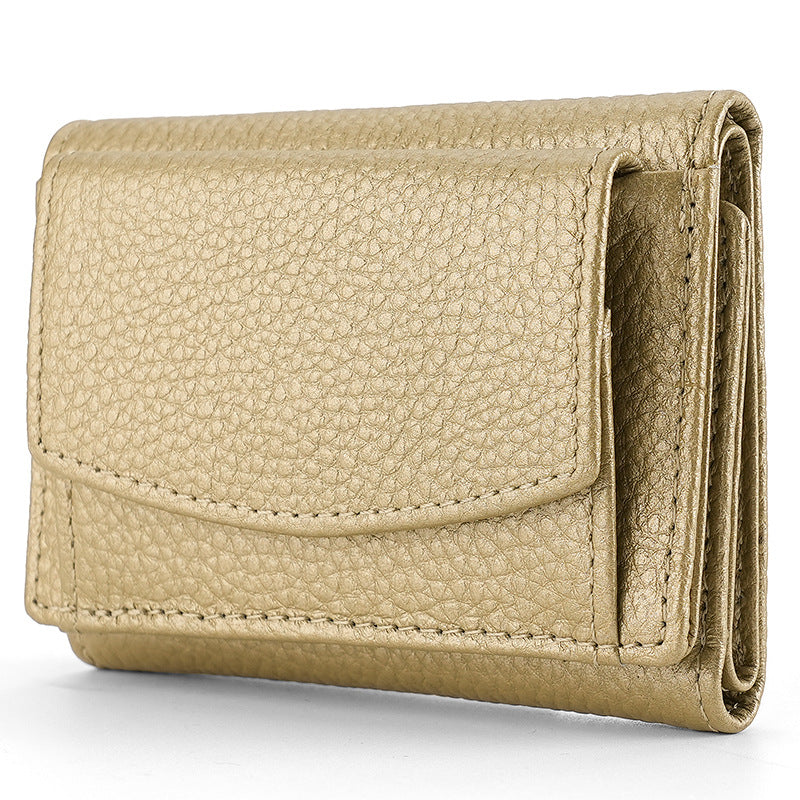 Innovative Women's Graceful Cowhide Short Leather Ladies Wallets