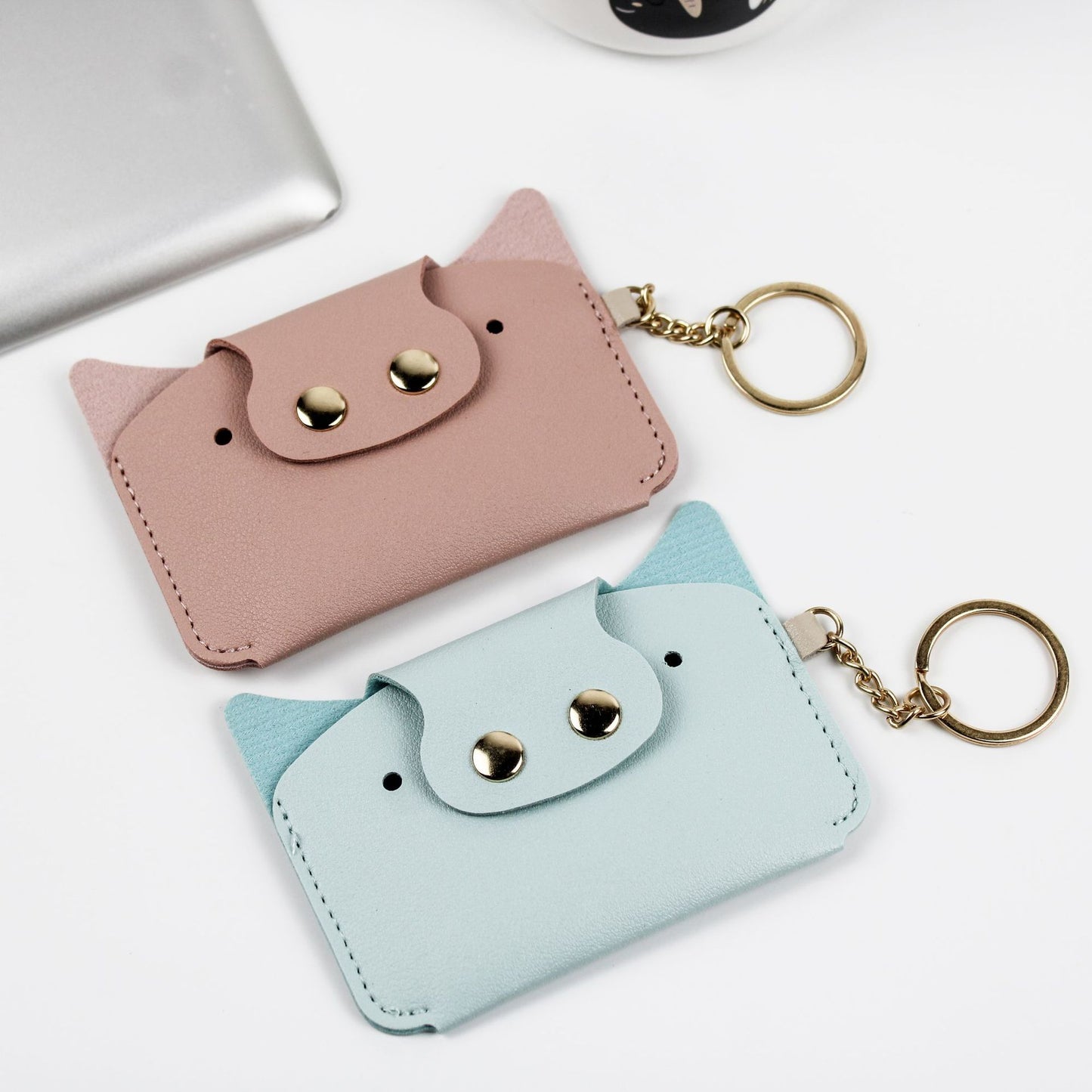Creative Cute Pig Korean Storage Bus Card Holder