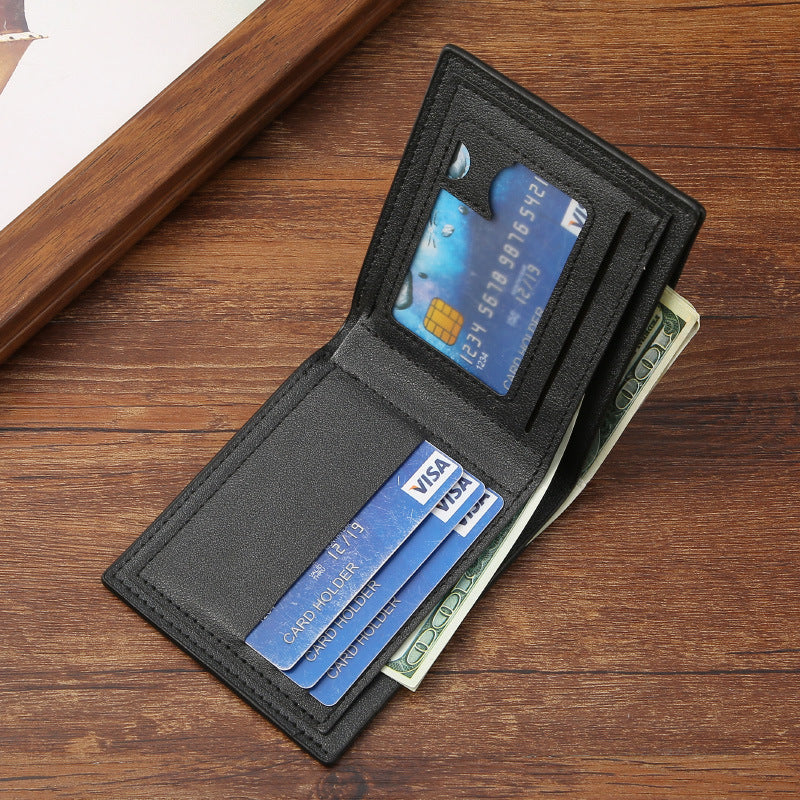 Men's Business Green Horizontal Light Luxury Multiple Men's Wallet
