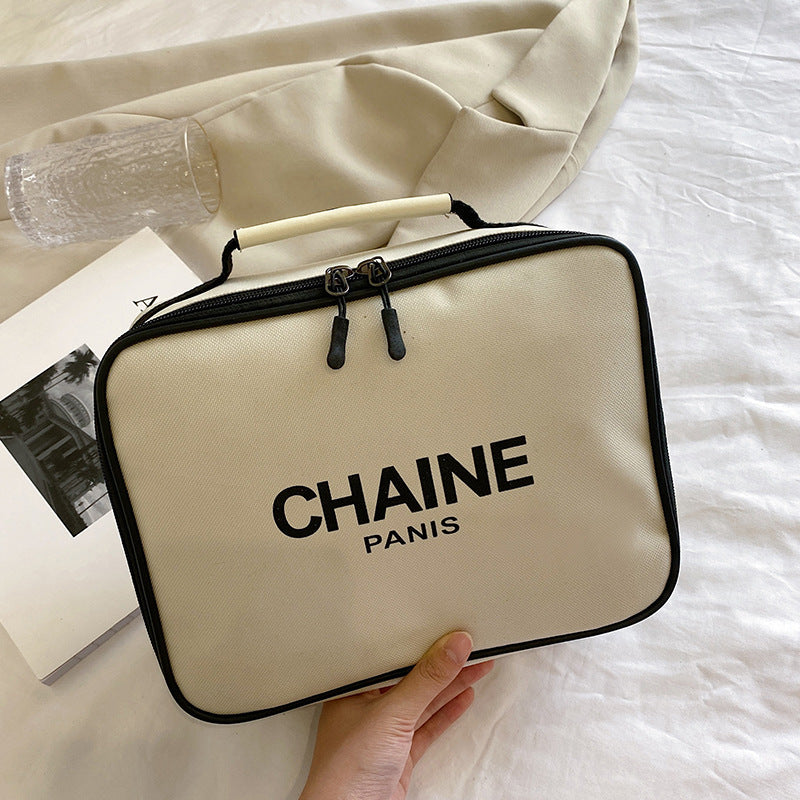 Large Capacity Good-looking Cosmetics Storage Portable Wash Canvas Makeup Bag