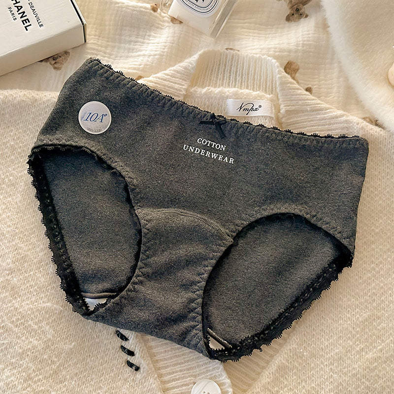 Women's Lengthened Crotch Underwear Pure Desire Lace Panties