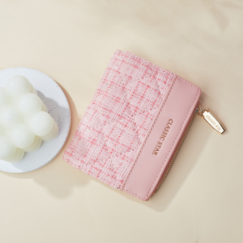 Women's Korean Style Short Classic Cute Ladies Wallets