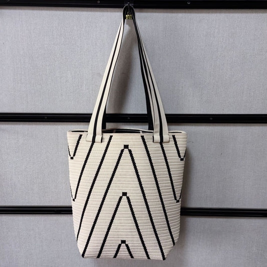 Knitted Wave V-shaped Versatile Fashion Large Shoulder Bags